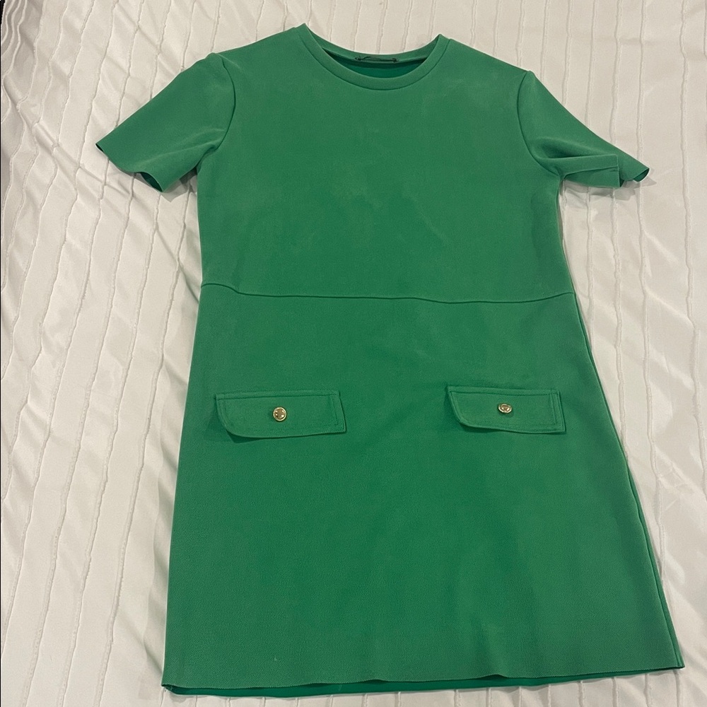 Stylish Green Zara Dress